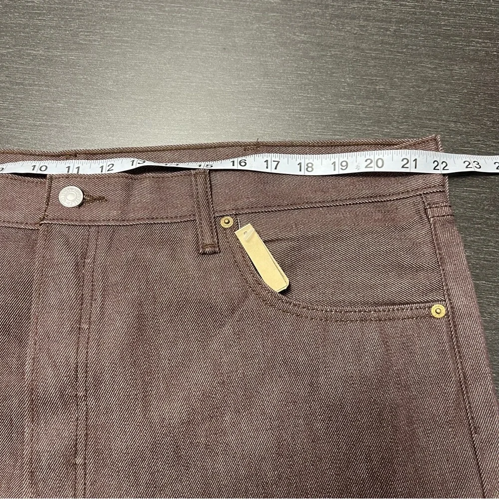 Levi’s Men’s Straight Leg 501 XX Brown Rigid Denim 100% Cotton Jeans Size: 42x32